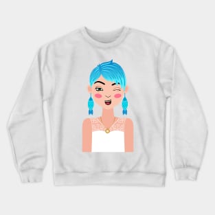 The Girl Sweetest Pisces on Earth - Pisces Crewneck Sweatshirt